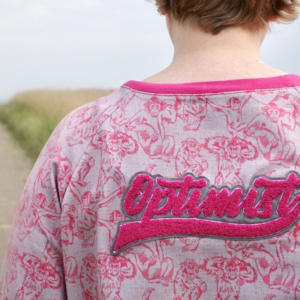 naehgedoens-patch-optimist-pink-affen