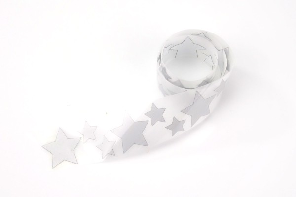 Sternenfamilie | Reflektierendes Bügelbild Meterware | 2,5 cm |