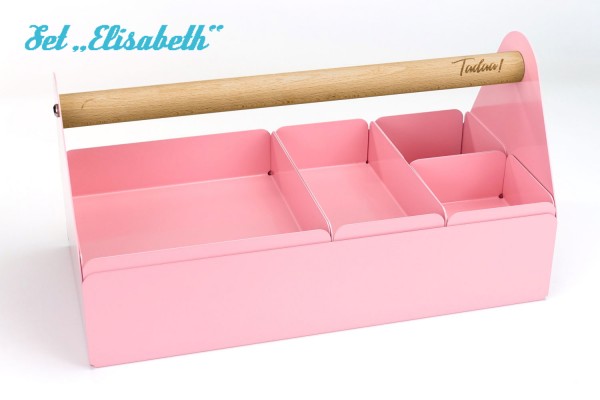 Komfort-Set | Design-Toolbox Hellrosa | "Made in Germany"