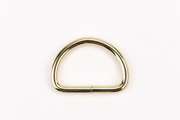 Metall D-Ring 38 mm | Goldfarben